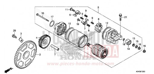 STARTER MOTOR NSS300AD de 2013